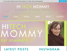 Tablet Screenshot of hitechmommy.com